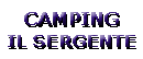 CAMPING IL SERGENTE